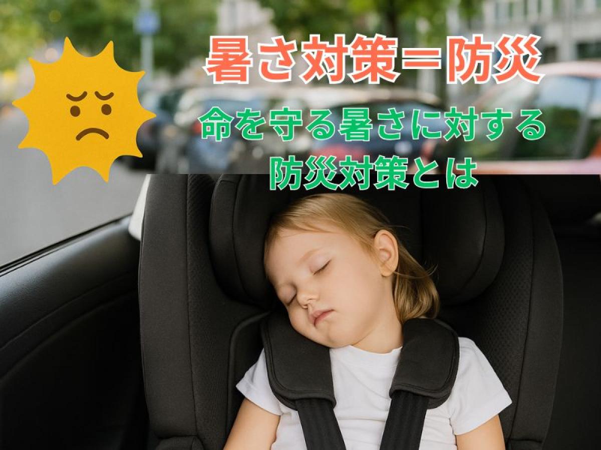 夏の車内は“災害級”の危険地帯!命を守る「暑さ対策=防災」の新常識